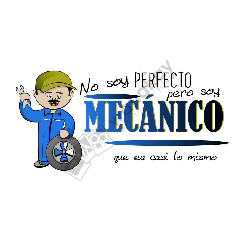 FOAM RECTANGULAR profesion mecanico Marca de agua