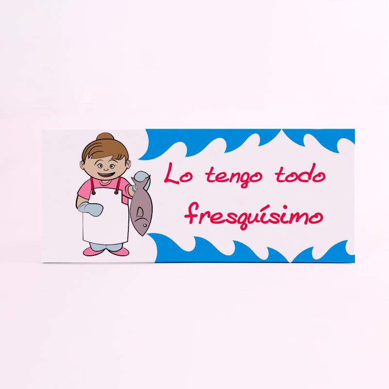 FOAM RECTANGULAR profesion pescadera joven