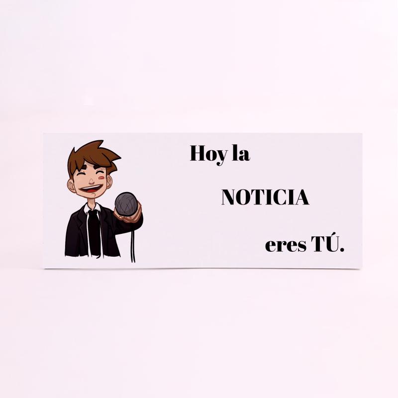 FOAM RECTANGULAR profesion reportero periodista