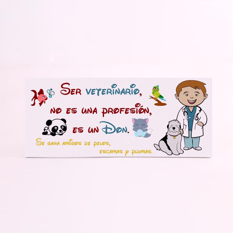 FOAM RECTANGULAR profesion veterinario